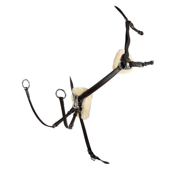Pettorale de chasse pour chien avec fourche à 5 voies