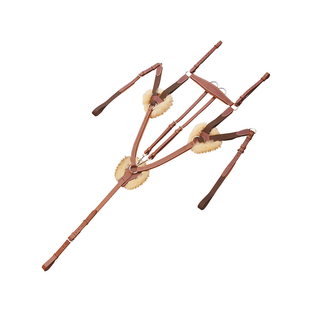 Hunting breastplate with five-way fork
