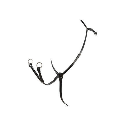 Pectoral de chasse avec fourchette en cuir