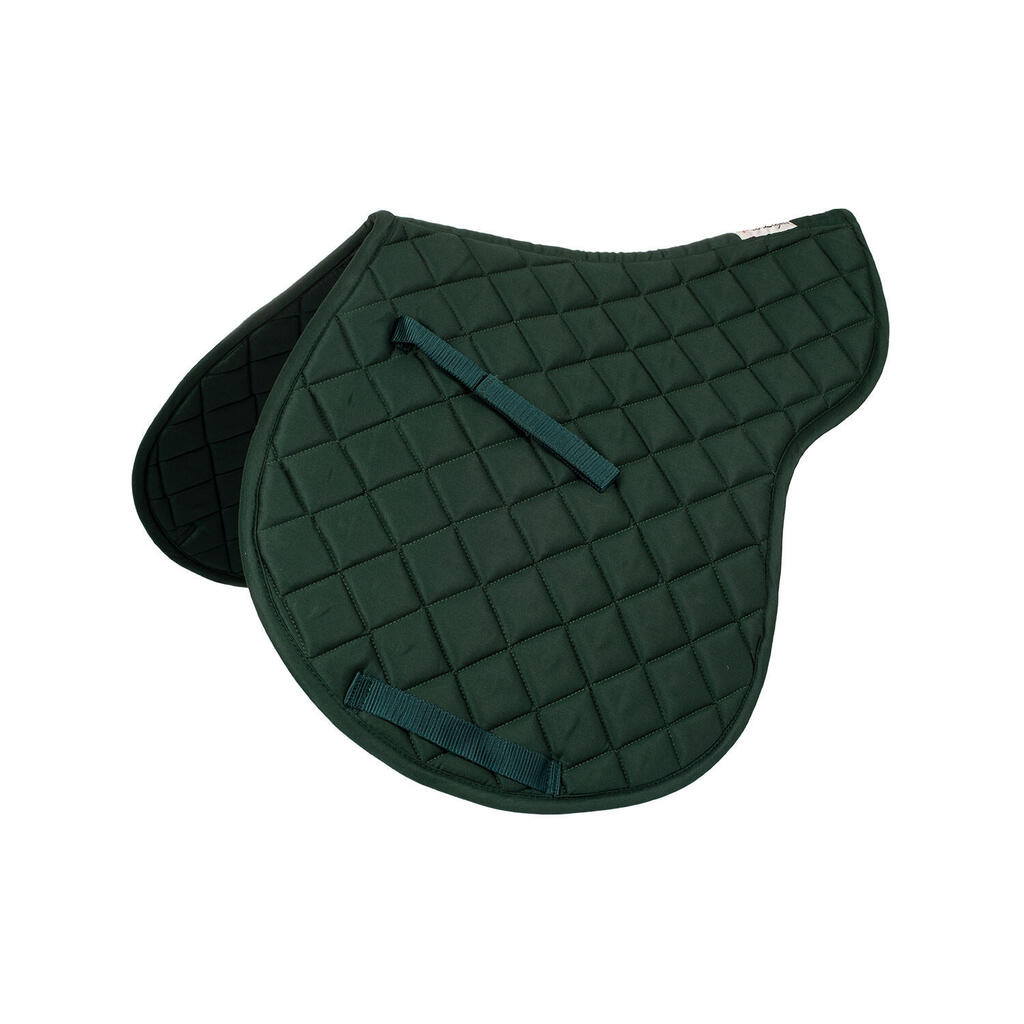 Shaped cotton saddle pad derby