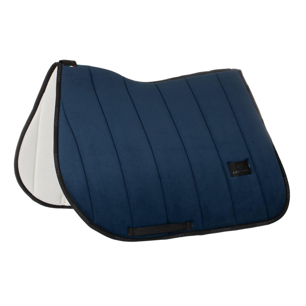Jumping saddle pad in technical louvre fabric