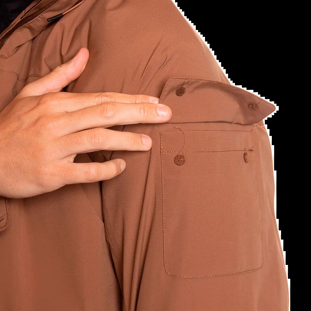 Chaqueta acolchada para Hombre Trangoworld Quercus termic vd Marrón/Marrón 7/7