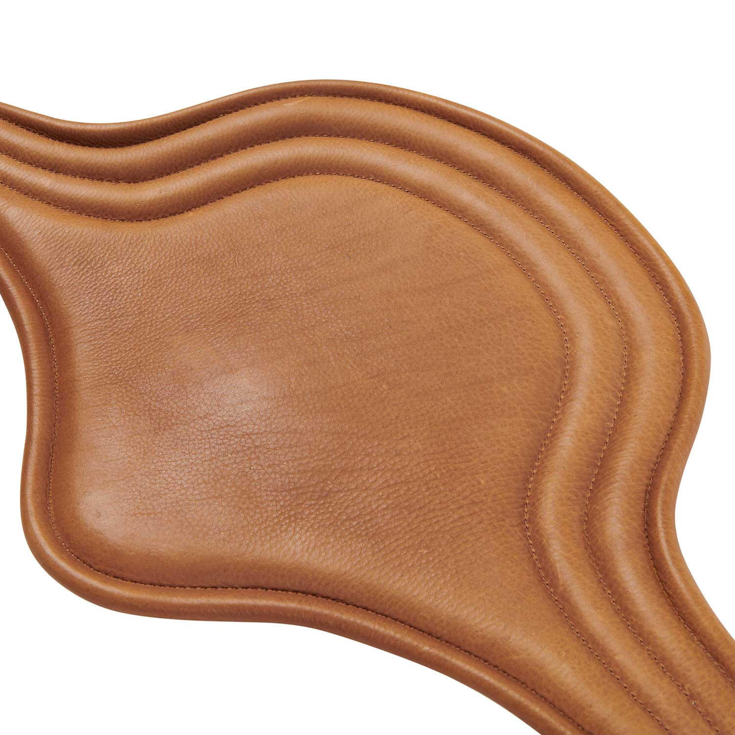 Cincha de salto en cuero con refuerzos protectores 7/7