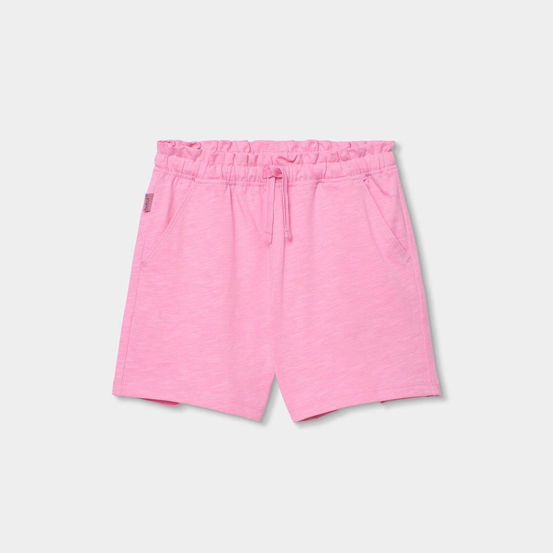 Shorts de verano de tenis bebé niña boboli rosa 1/4
