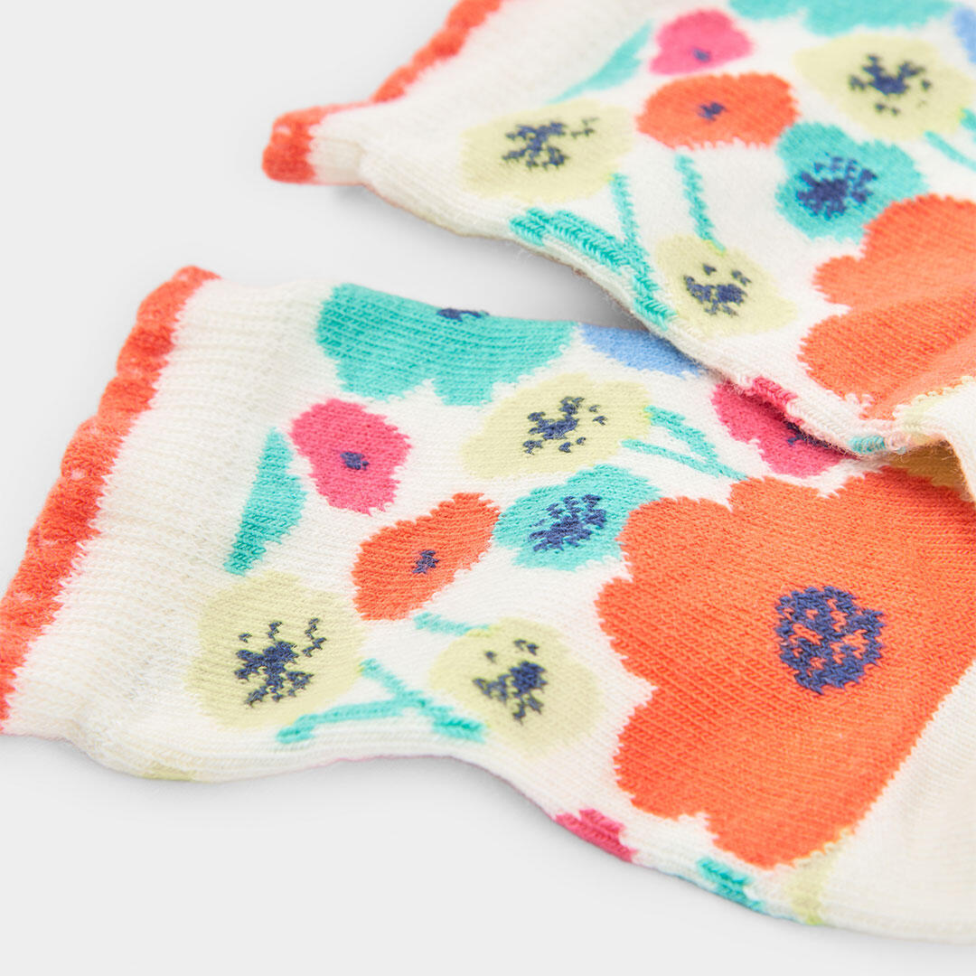 Calcetines de verano de gimnasia kids niña boboli verde 3/4