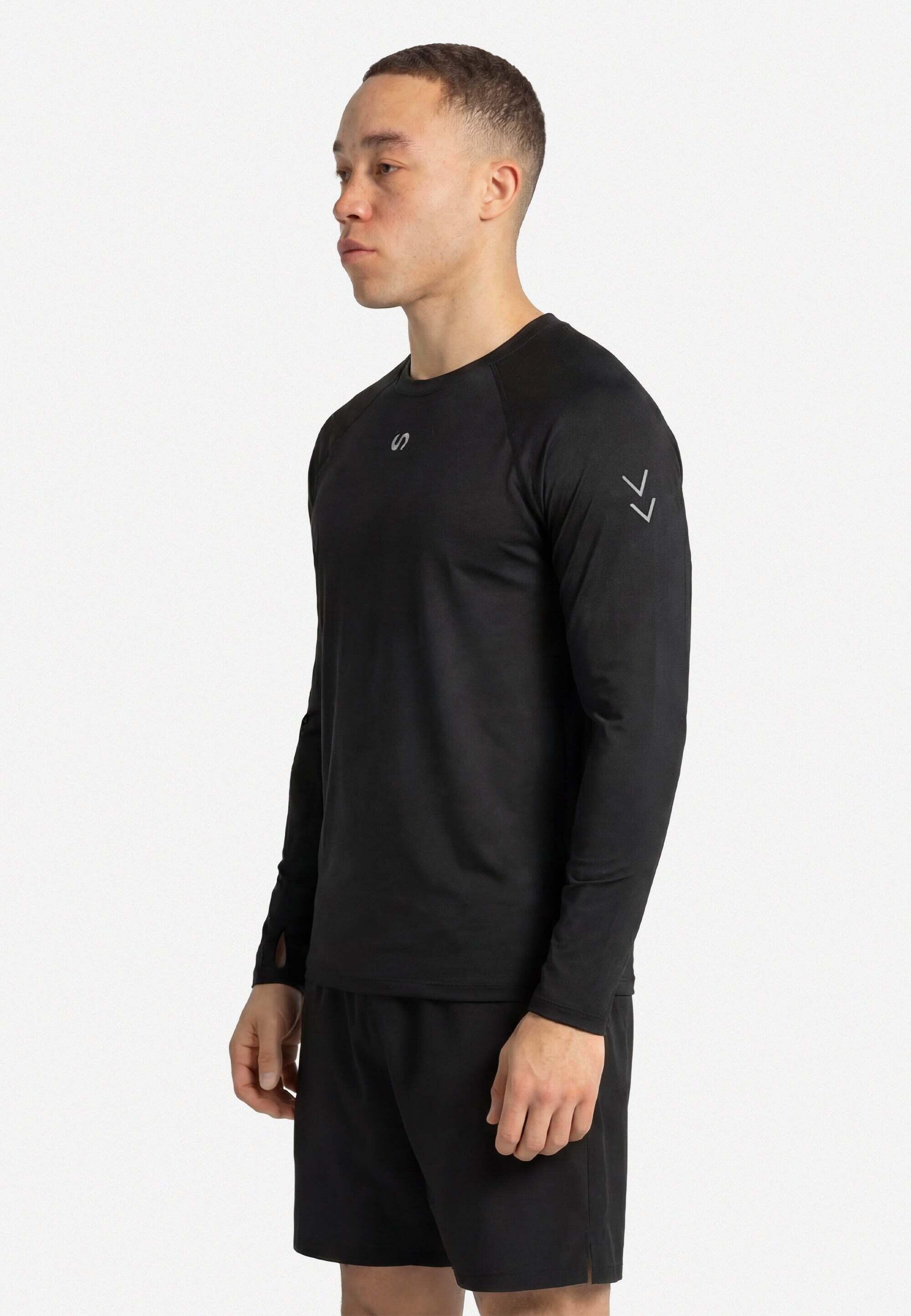 LAUFSHIRT LANGARM HERREN 4/7