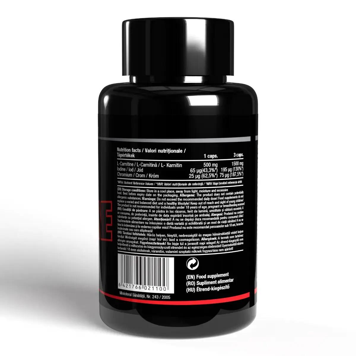 Carnitină Plus, 50 capsule 3/4