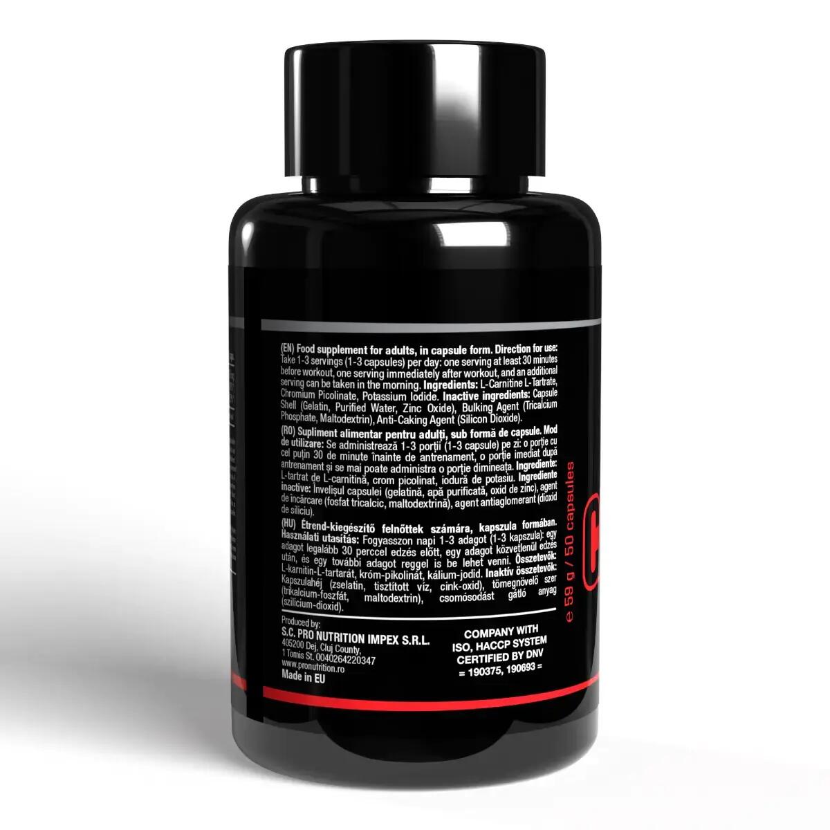 Carnitină Plus, 50 capsule 2/4