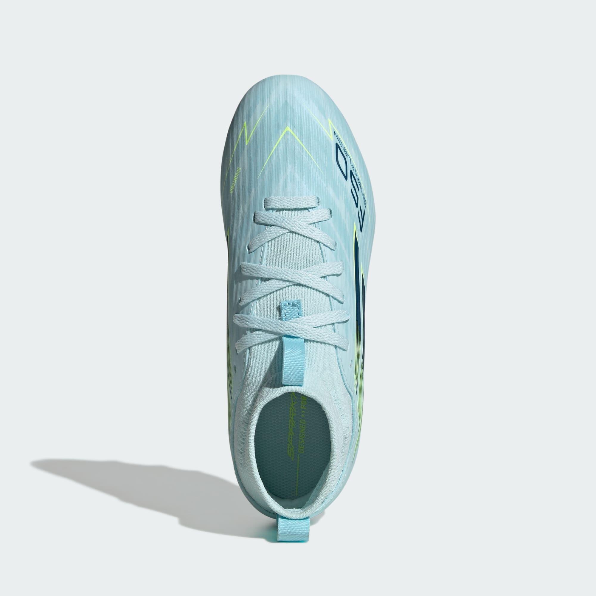 Botas de Futebol de Cano Médio F50 SPARKFUSION LEAGUE — Piso Firme/Piso 2/7