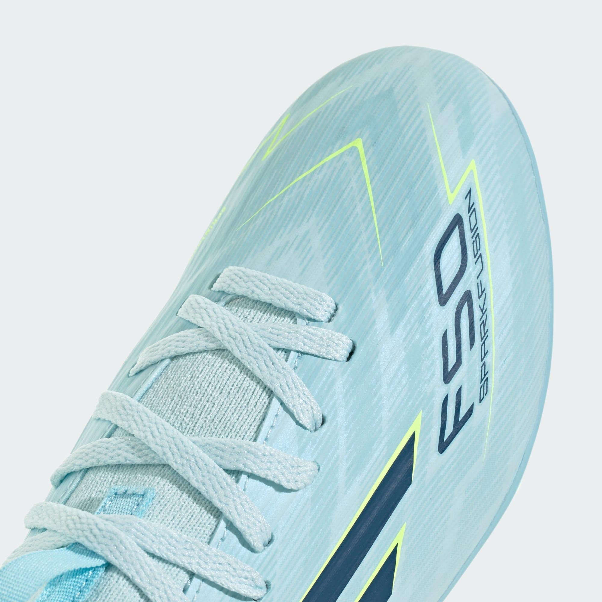 Botas de Futebol de Cano Médio F50 SPARKFUSION LEAGUE — Piso Firme/Piso 5/7
