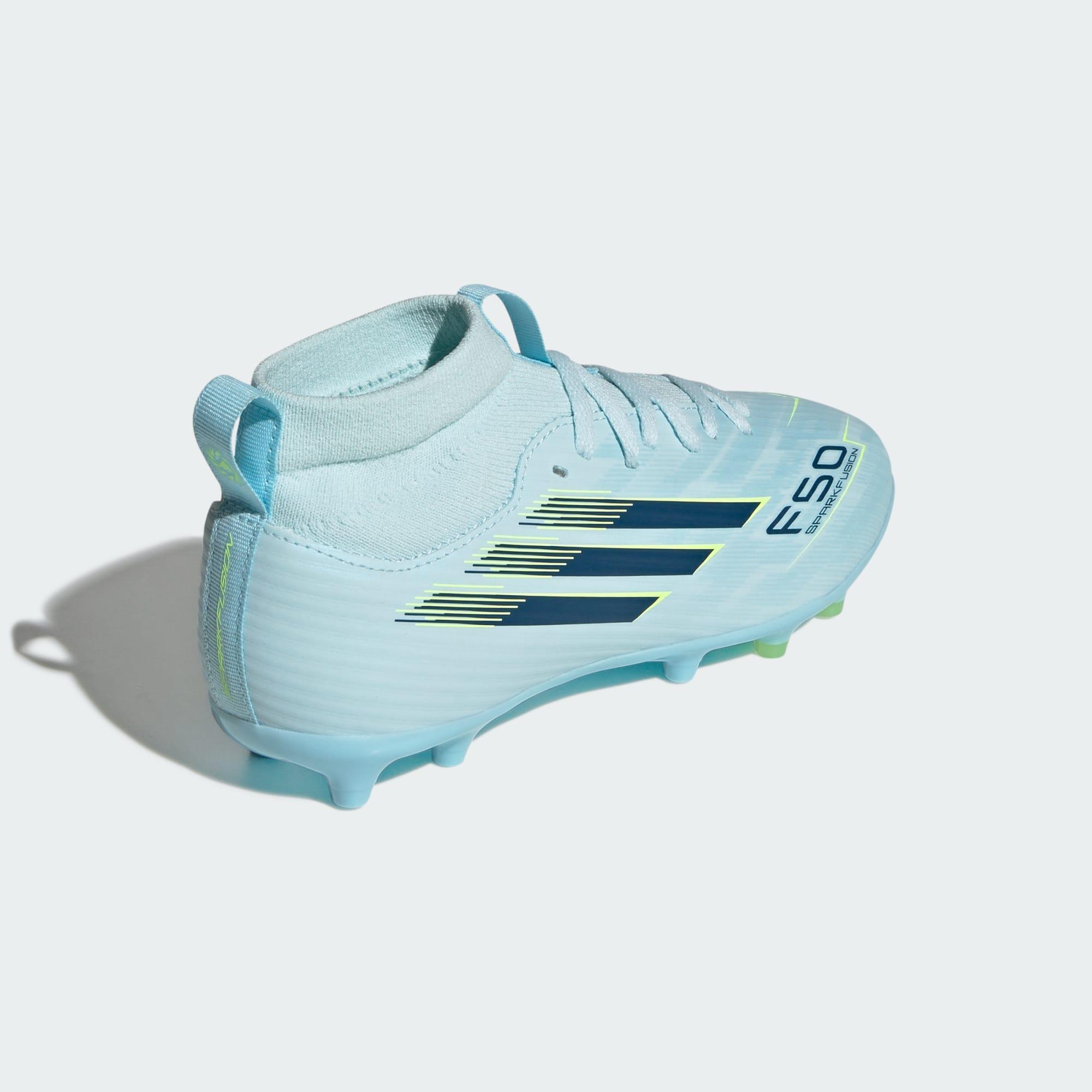 Botas de Futebol de Cano Médio F50 SPARKFUSION LEAGUE — Piso Firme/Piso 7/7