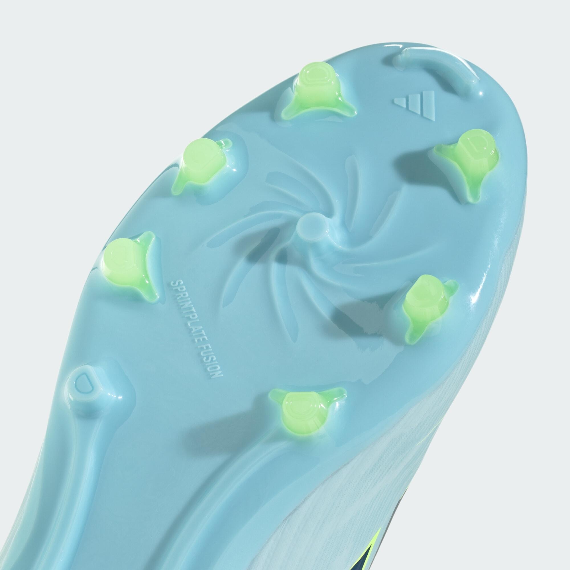 Botas de Futebol de Cano Médio F50 SPARKFUSION LEAGUE — Piso Firme/Piso 6/7