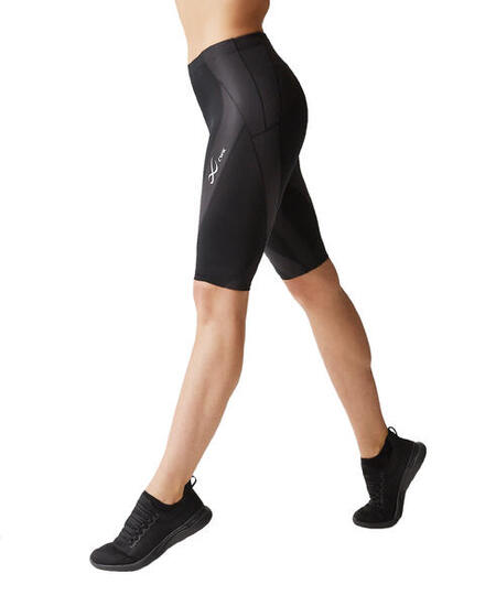 Generator Compressiebroek kort Dames heup rug hamstring en knie ondersteuning M