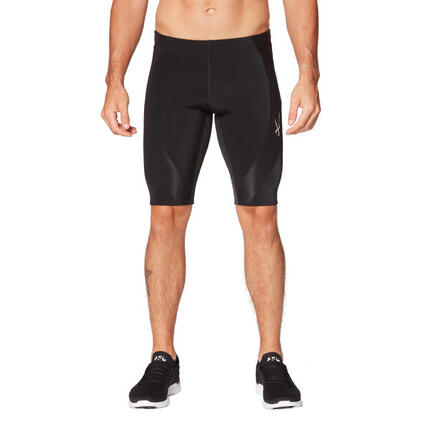 Generator Compressiebroek kort Heren heup rug hamstring en knie ondersteuning L