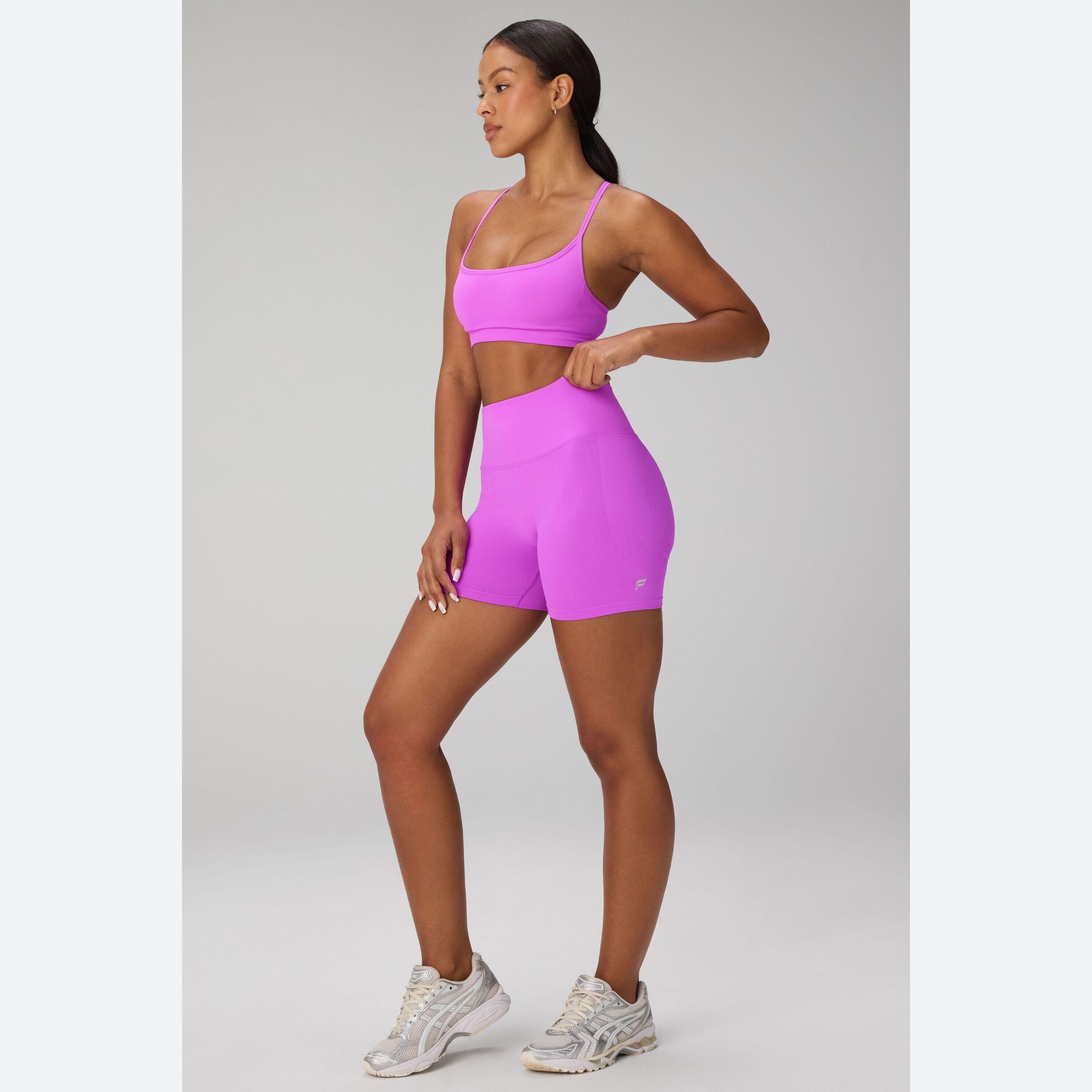 Shorts Pour Femmes Seamless Scrunch Short 4" En Matière Extensible 4/4