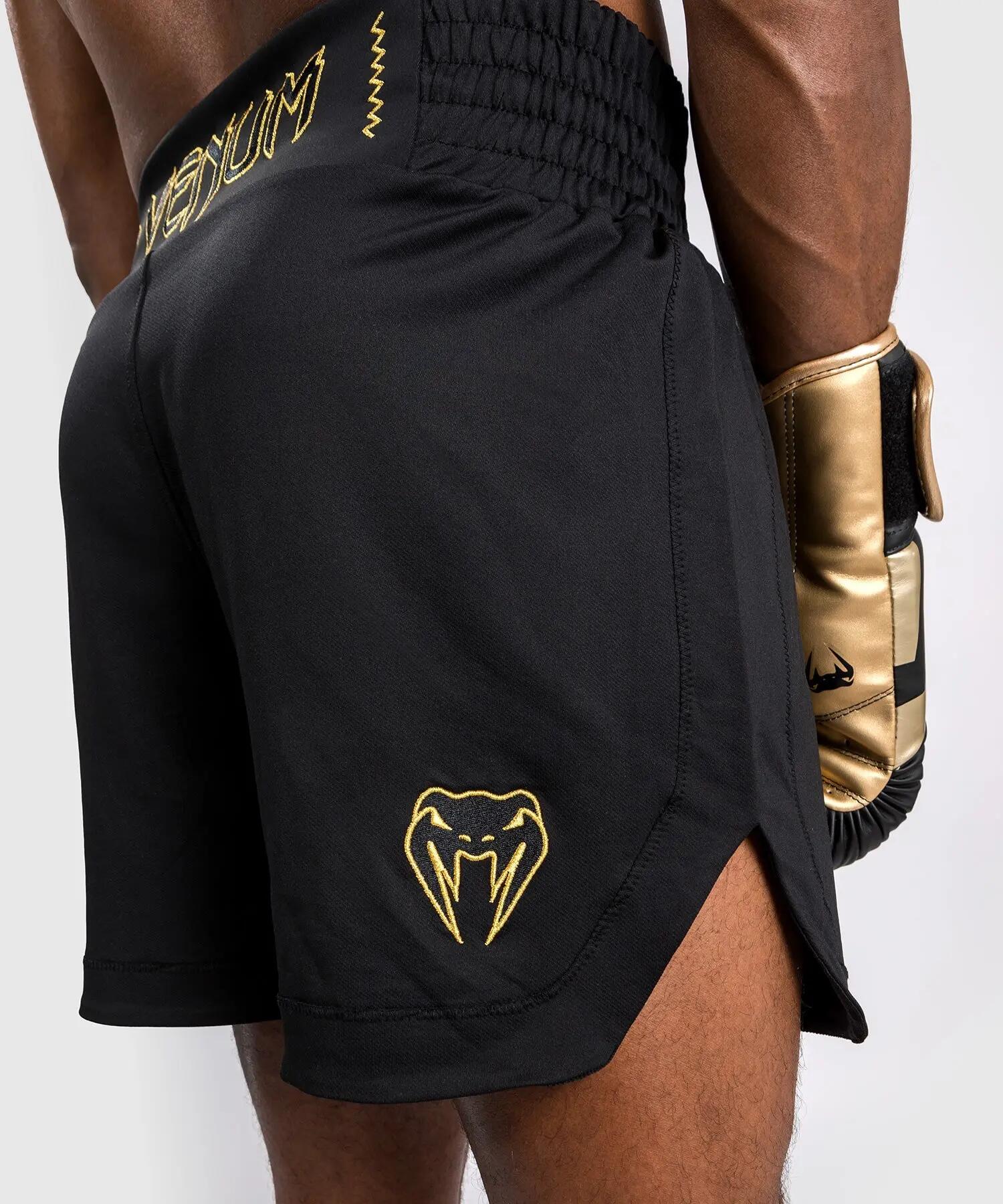 Pantalones cortos de boxeo clásicos Venum, blancos/negros, talla L. 2/7