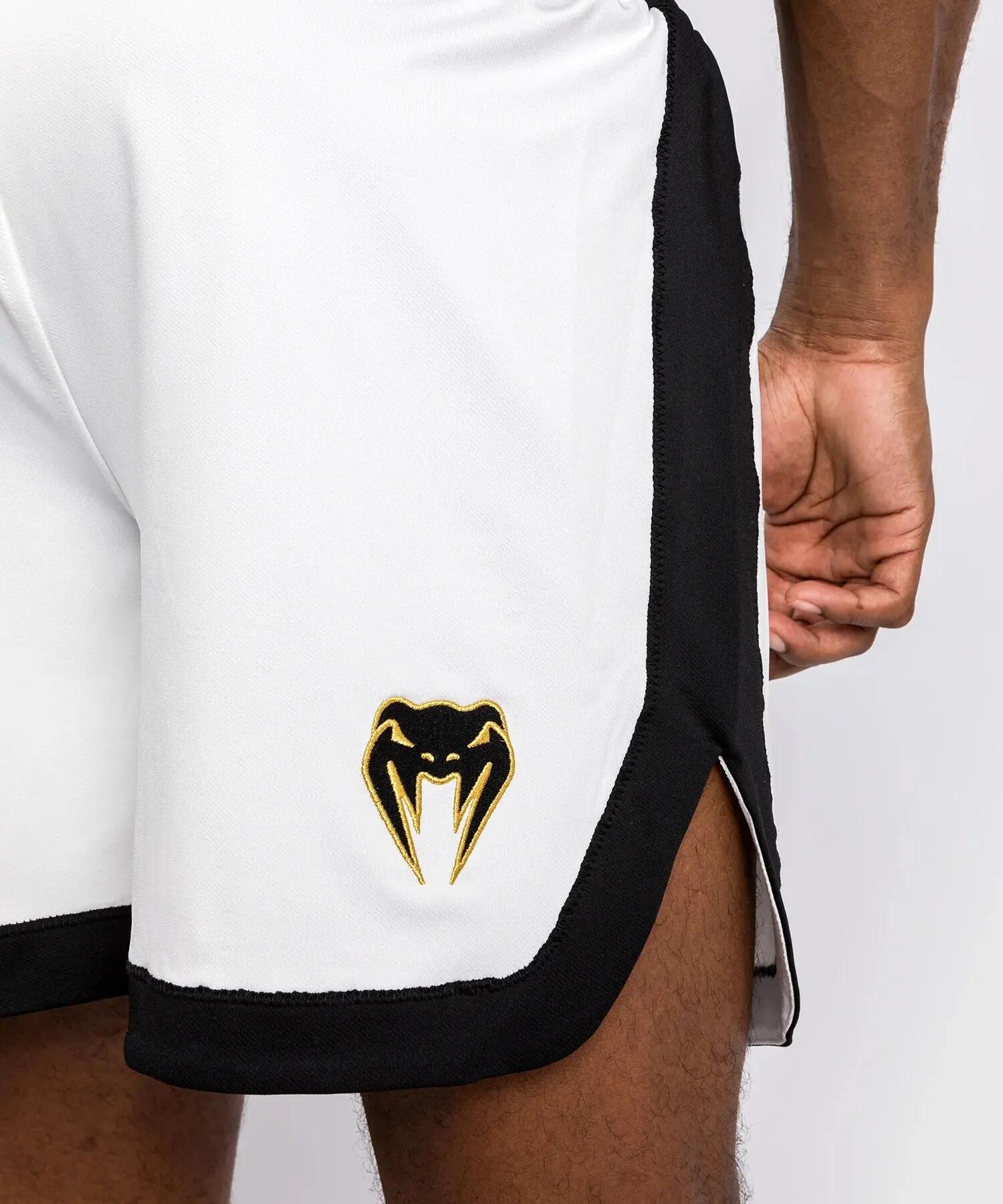 Pantalones cortos de boxeo clásicos Venum, blancos/negros, talla L. 7/7