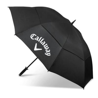 Ombrello da golf Callaway Shield 64 bianco e nero