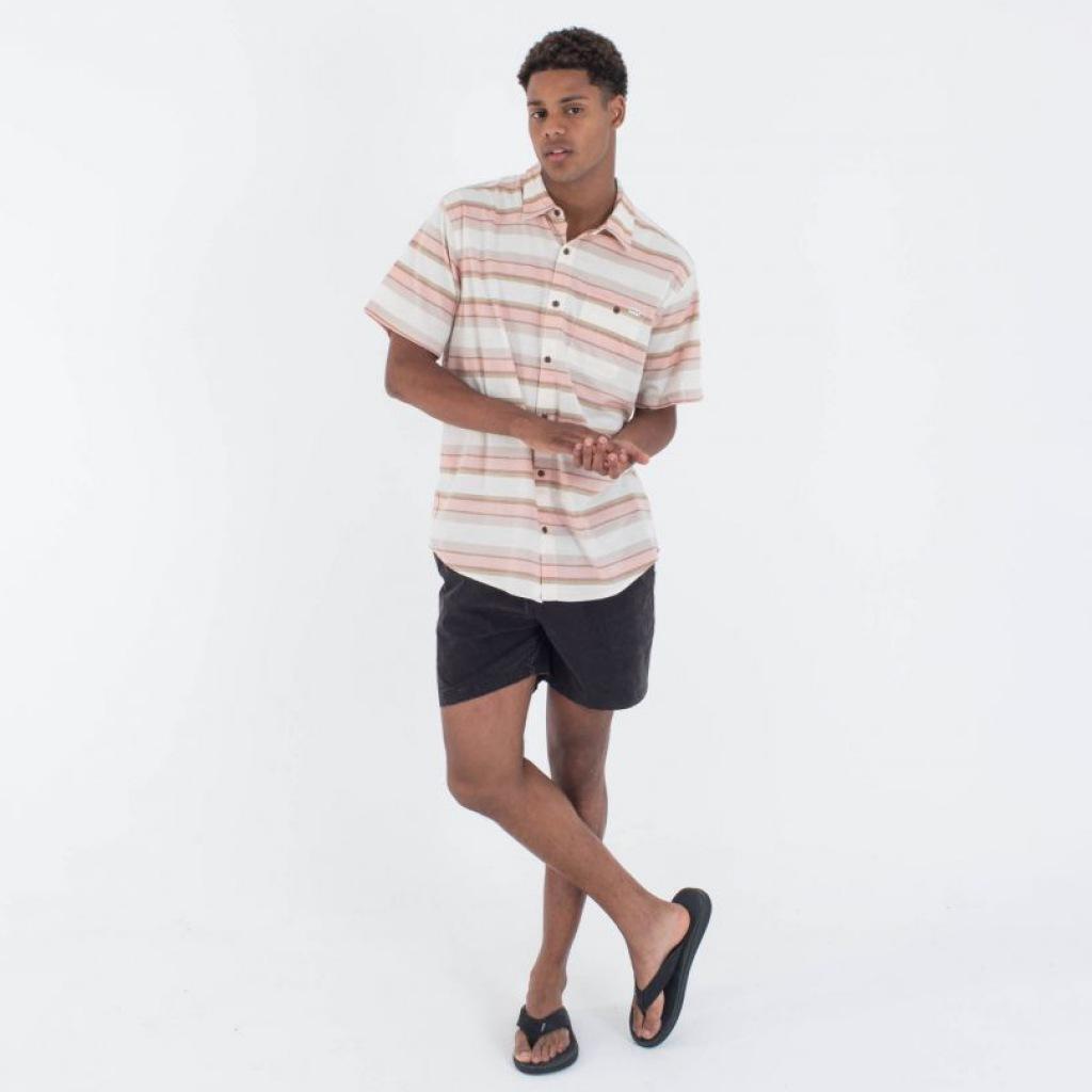 Camisas Hombre Hurley Oao Lido Stripe Ss 5/5