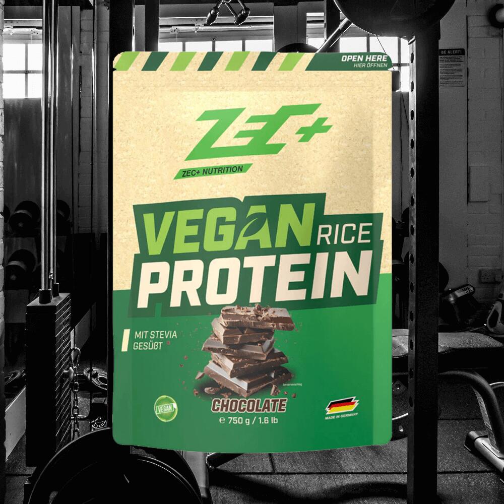 Zec+ Vegan Rice Protein (750g) Chocolate - Proteine - Proteine vegane 2/3