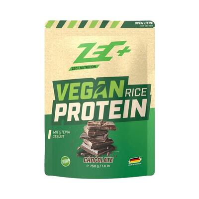 Zec+ vegan rice protein (750g) chocolate - eiwitten - veganistisch eiwit