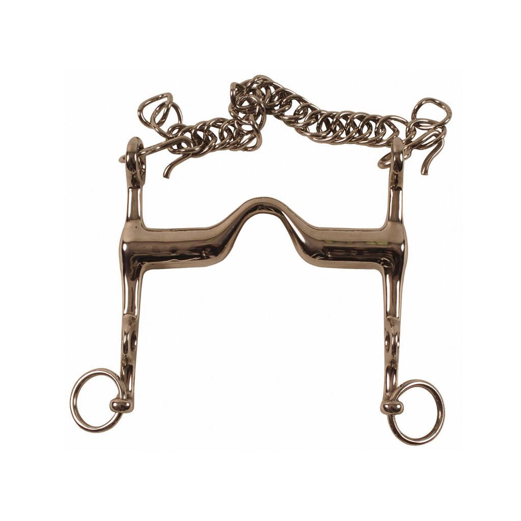 Full dressage bit with fixed bars