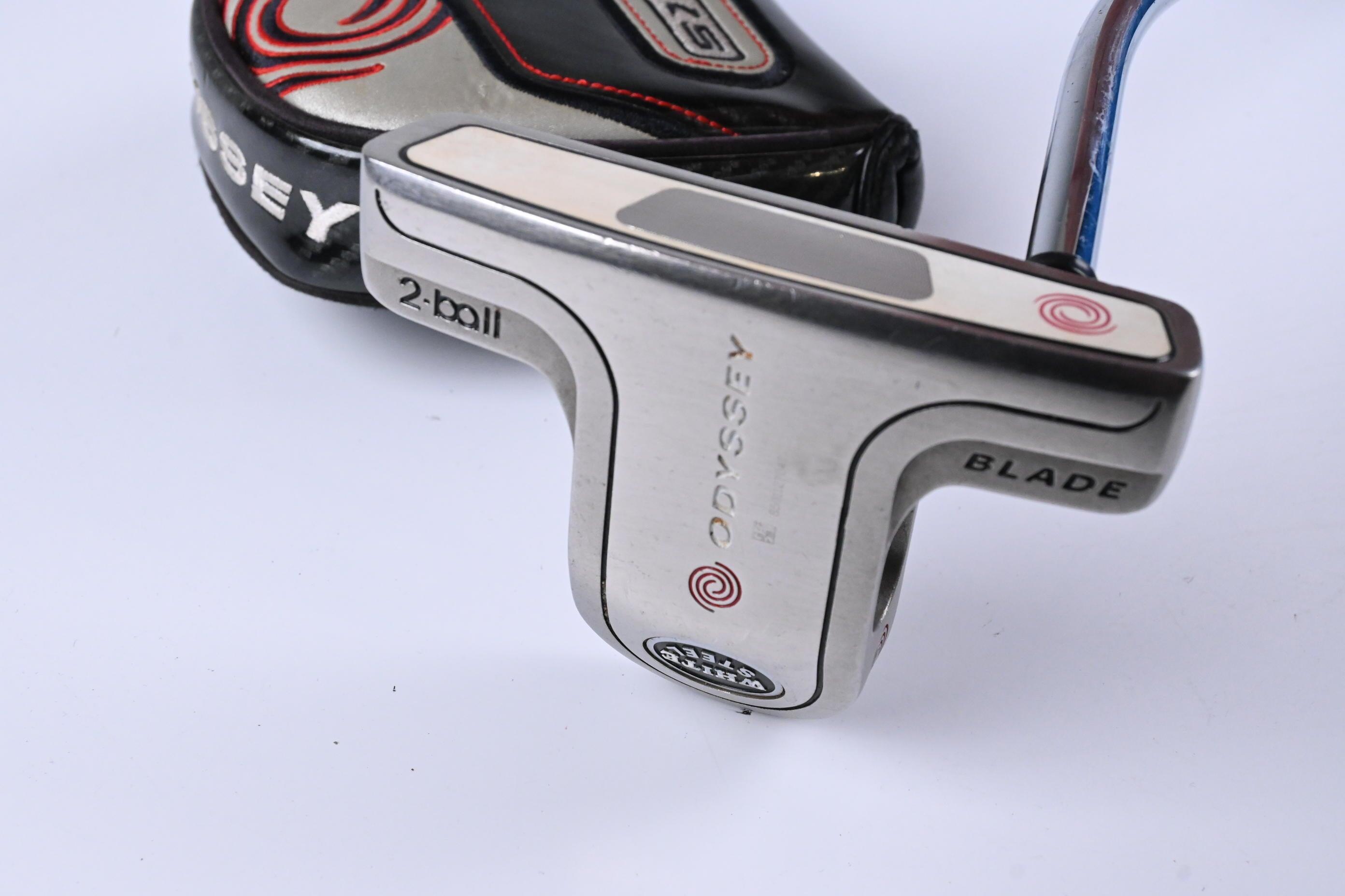 Odyssey White Steel SRT 2-Ball Blade Putter / 33.5 Inch | Decathlon