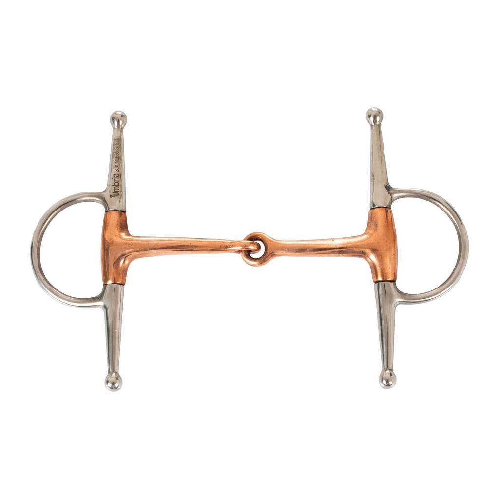 Full cheeck bit copper mouthpiece