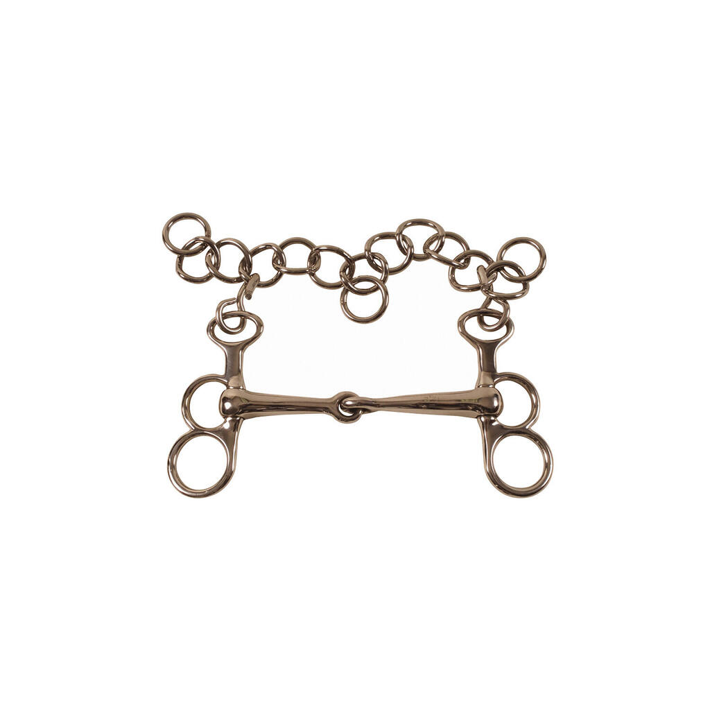 French full jointed snaffle bit