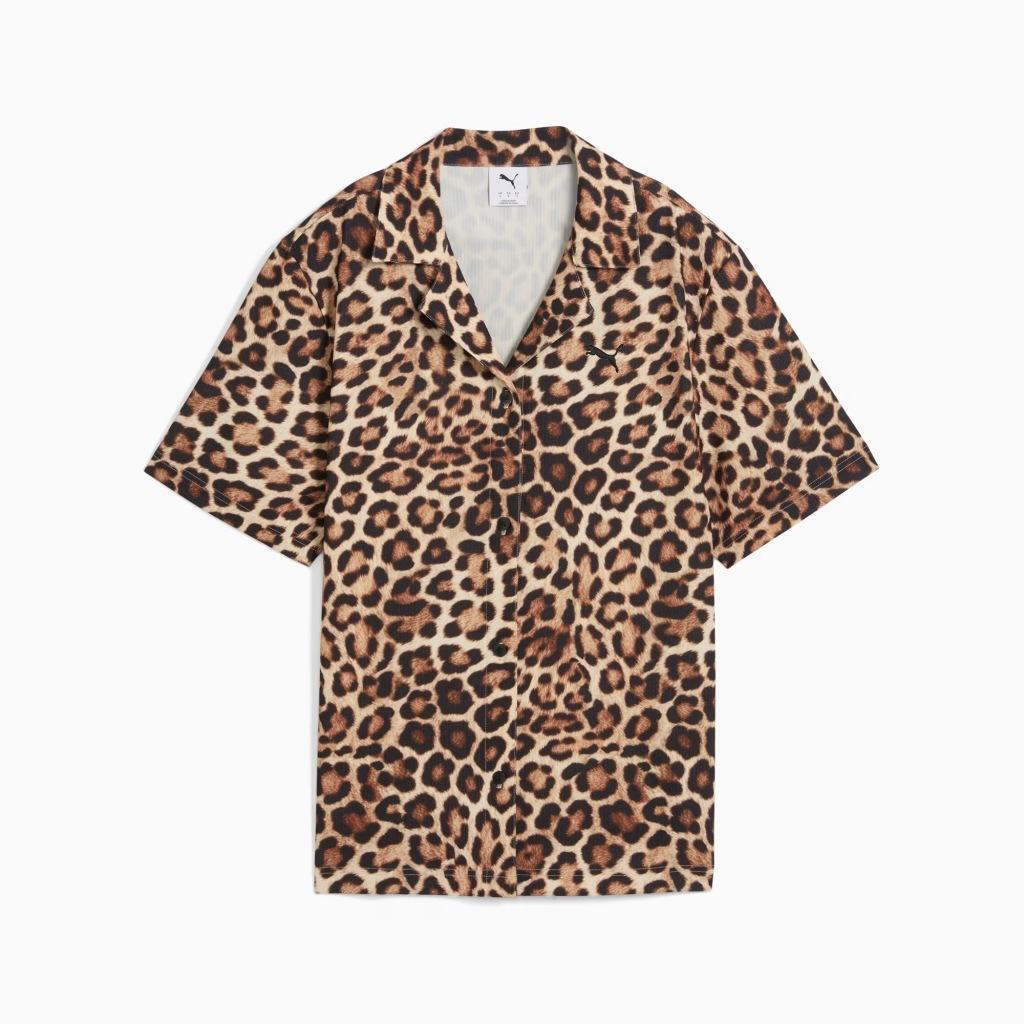 LEO LUXE RELAXED AOP SHIRT 2/5