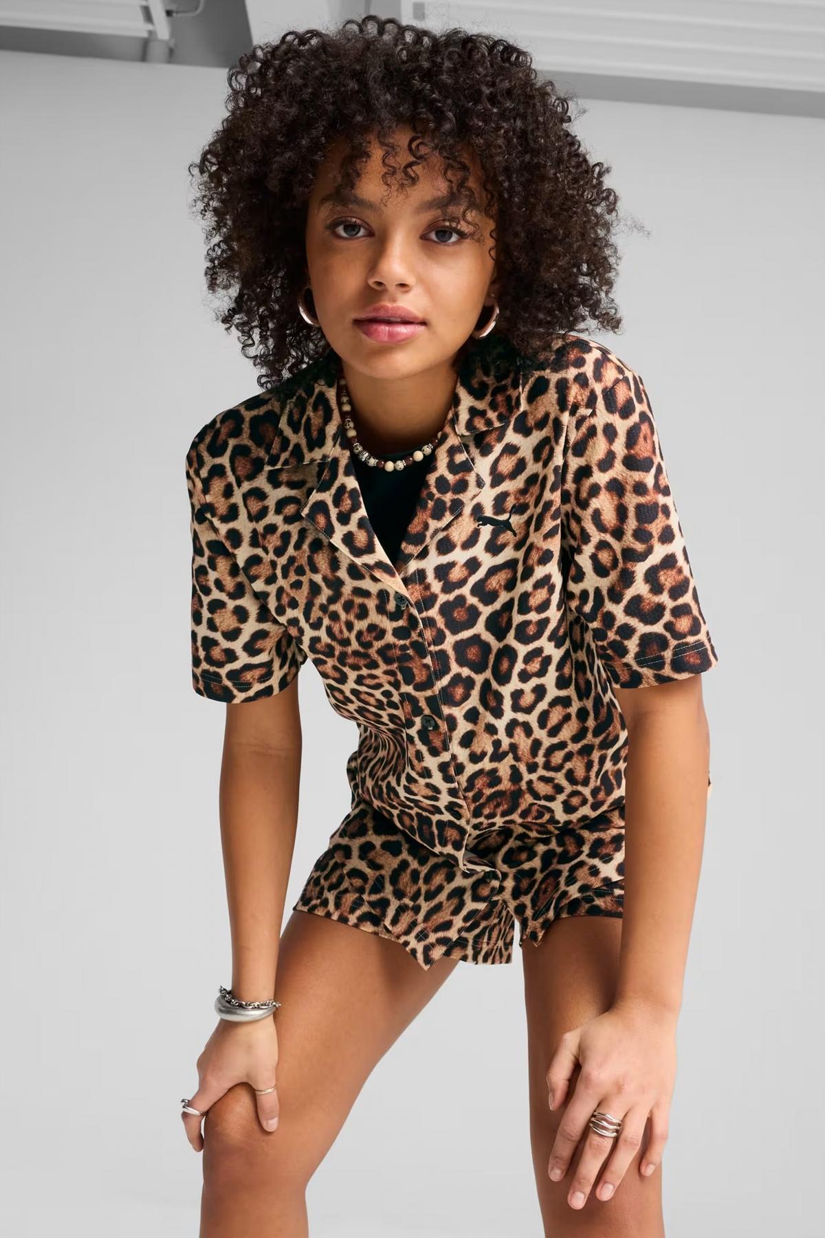 LEO LUXE RELAXED AOP SHIRT 5/5