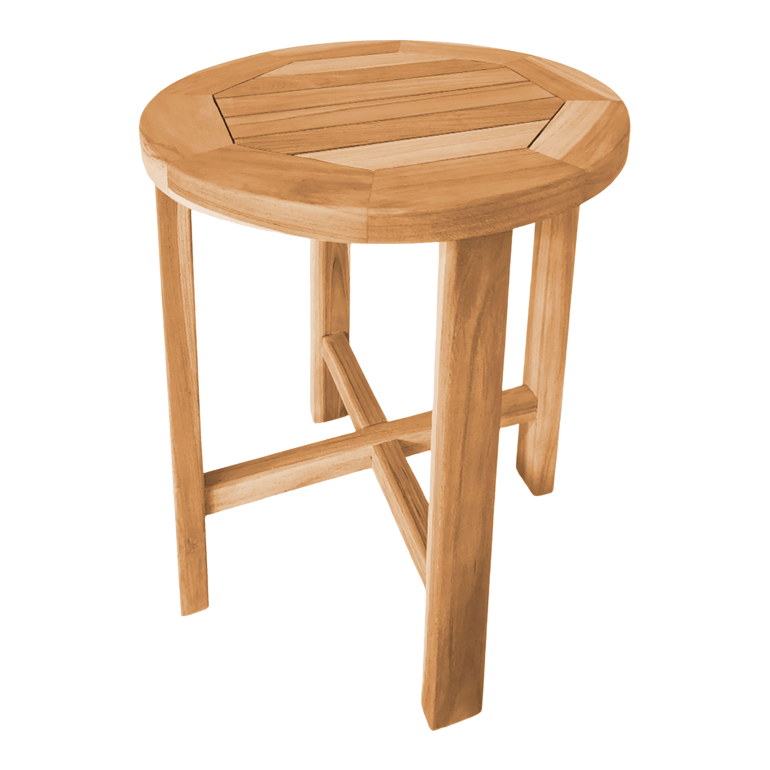 Table d'Appoint - AXI Alya - Ronde - Teck - 45 x 45 x 50 cm 2/6