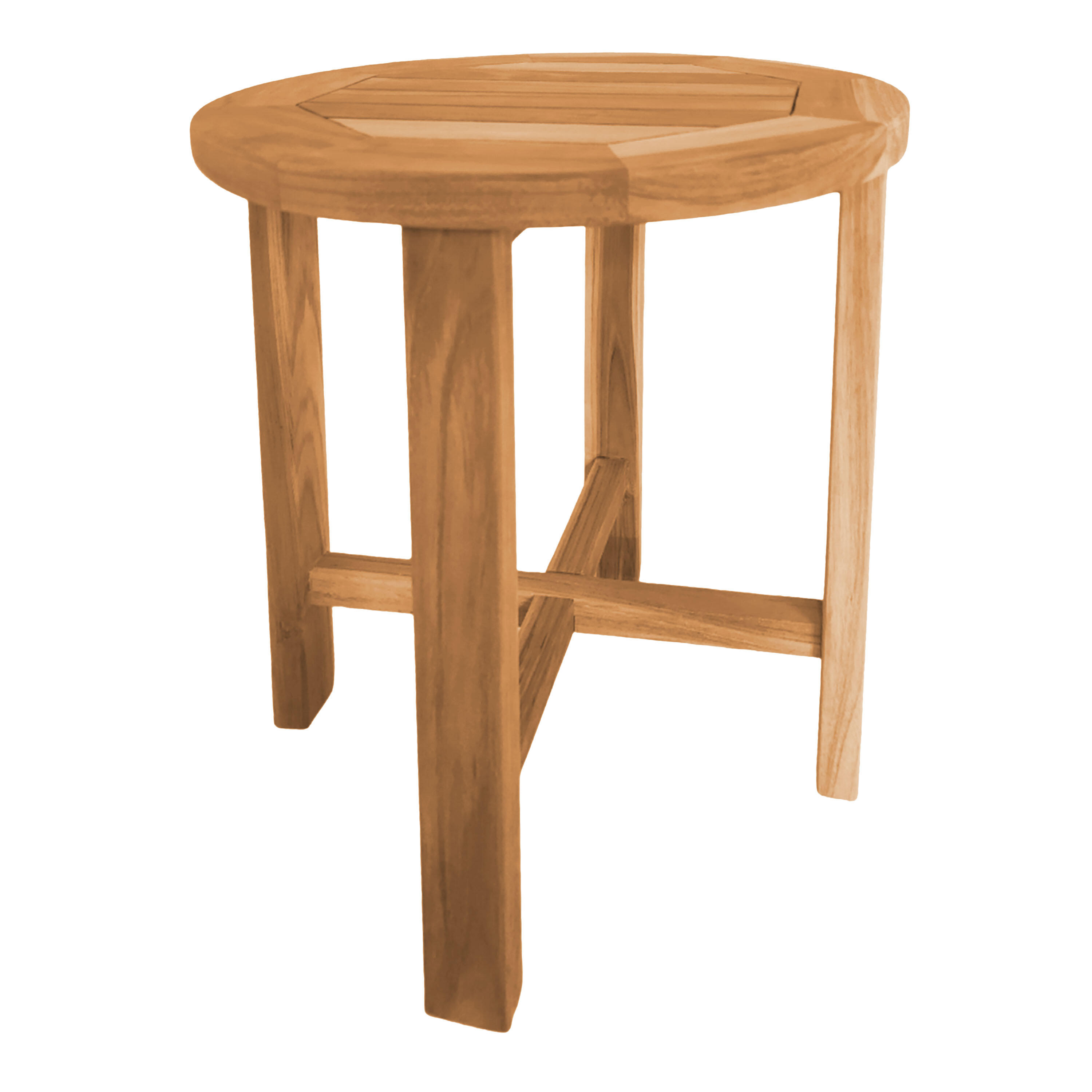 Table d'Appoint - AXI Alya - Ronde - Teck - 45 x 45 x 50 cm 5/6