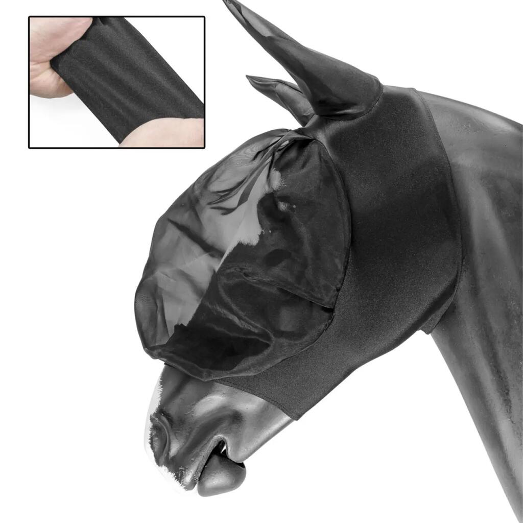 Elasticized antiparasitic mask x-tech