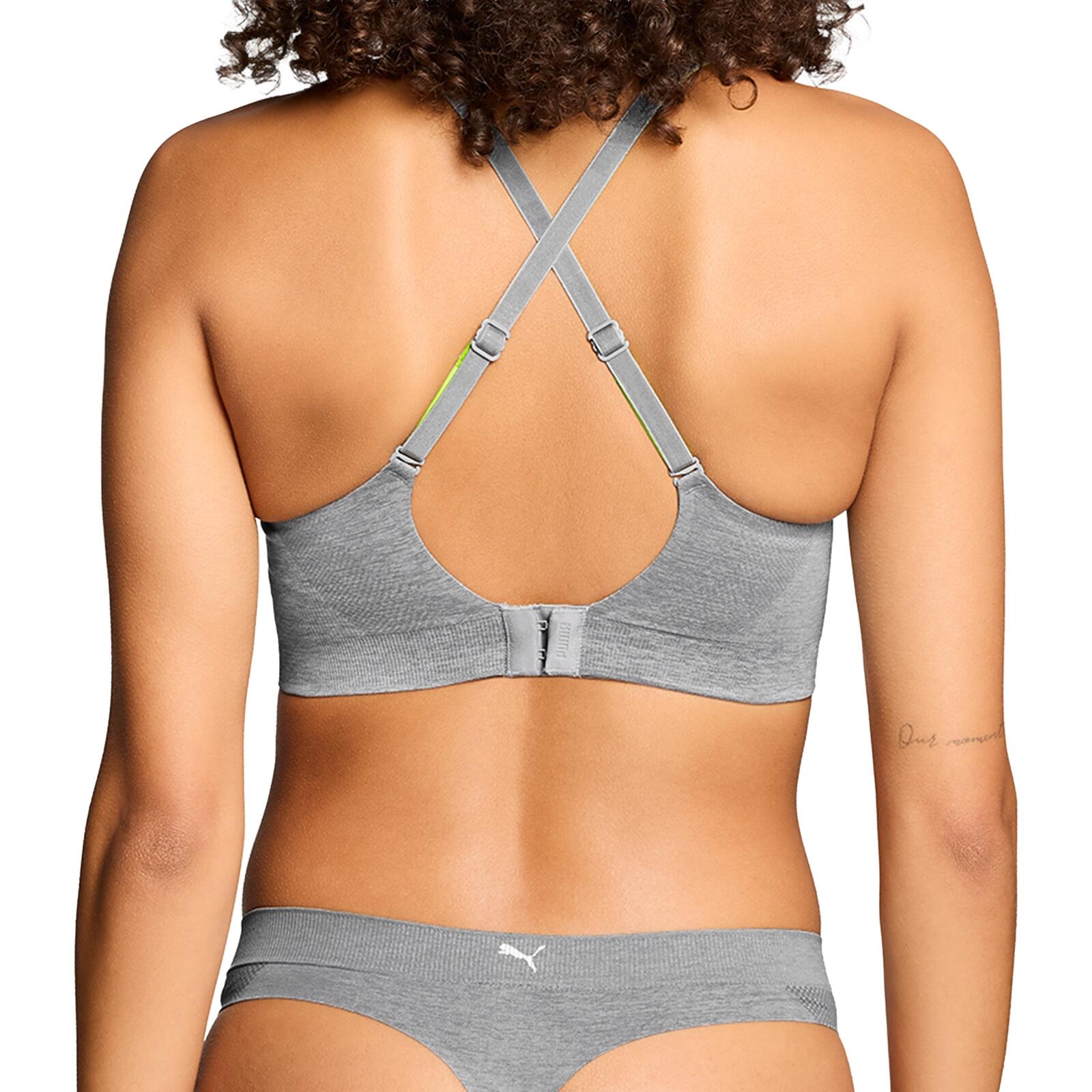 Sport Bustier atmungsaktiv elastisch nahtarm Damen - 3D Knit Sport Triangle Top 5/5