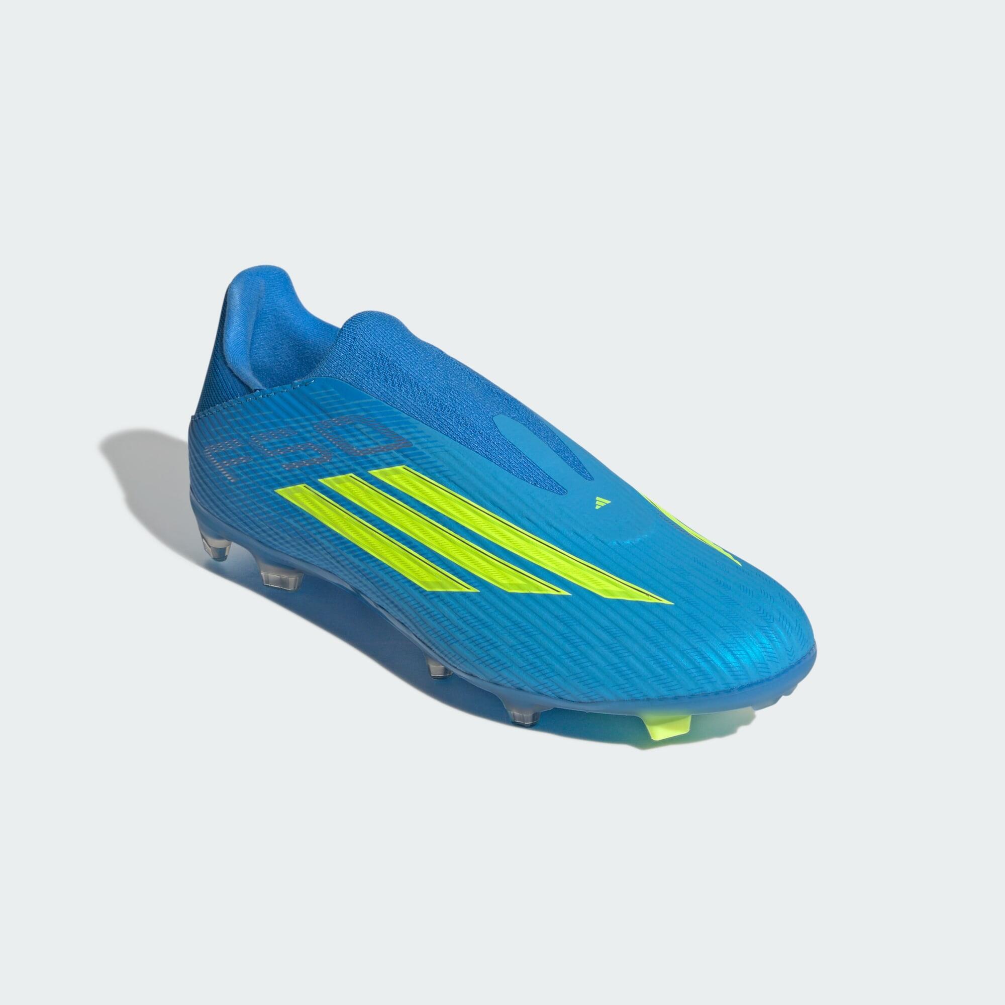Scarpe da calcio F50 LEAGUE senza lacci per terreni naturali 4/7