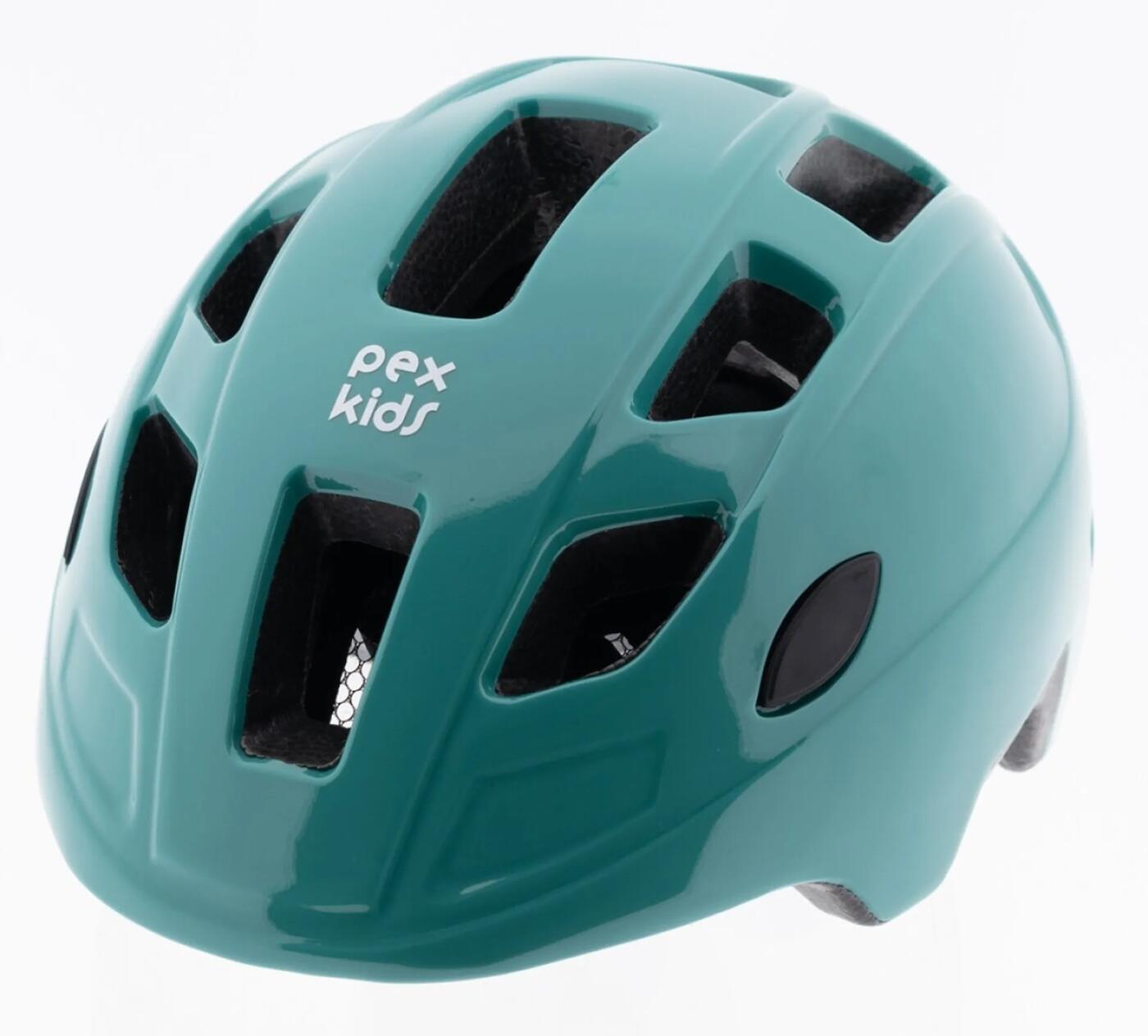 PexKids Kinder Fietshelm Turquoise 4/4