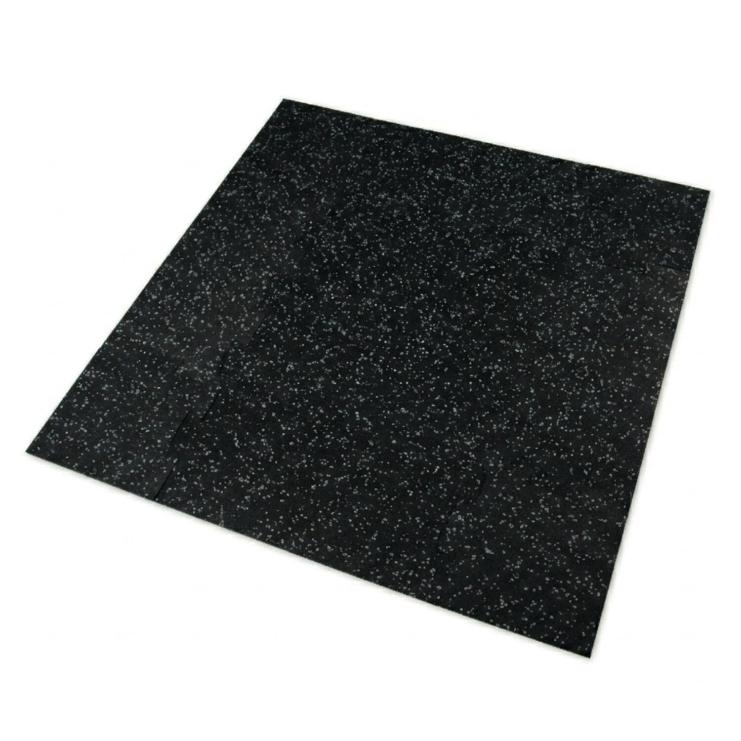 Kit suelo gimnasio 4 m² 6 mm tipo puzzle negro (EPDM gris) LESTARE 2/4