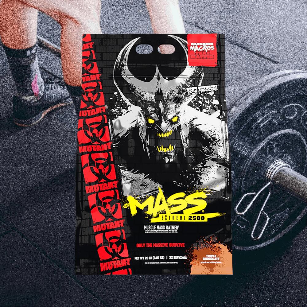 Mutant Mutant Mass EXTREME 2500 (1000g) Triple Chocolate - Gewichtszunahme 2/3