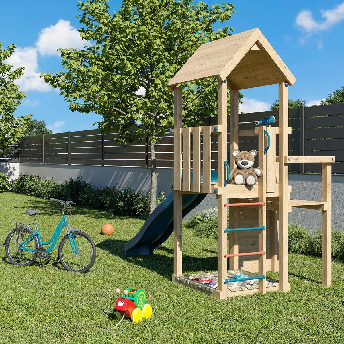 Tour de jeux en bois AGILE Xplorer 2 a 6 enfants - Trigano 4/7