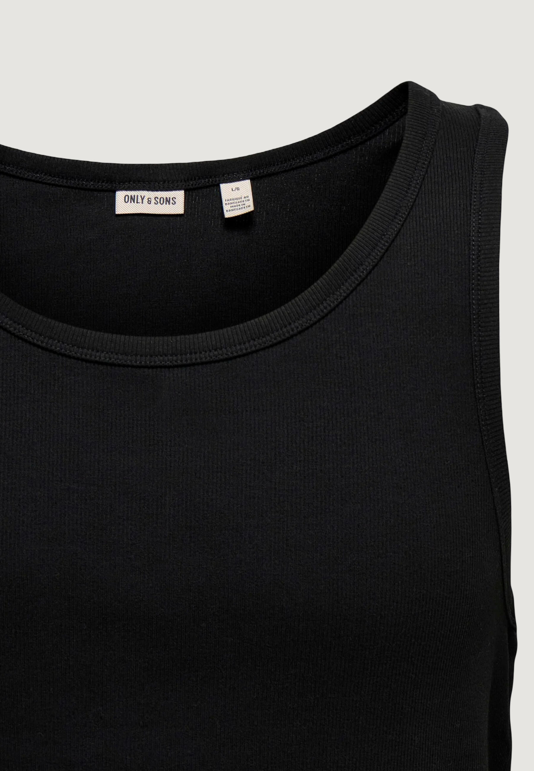 débardeur Onstanner Reg Sl Tank Top Noos HOMME noir 4/5