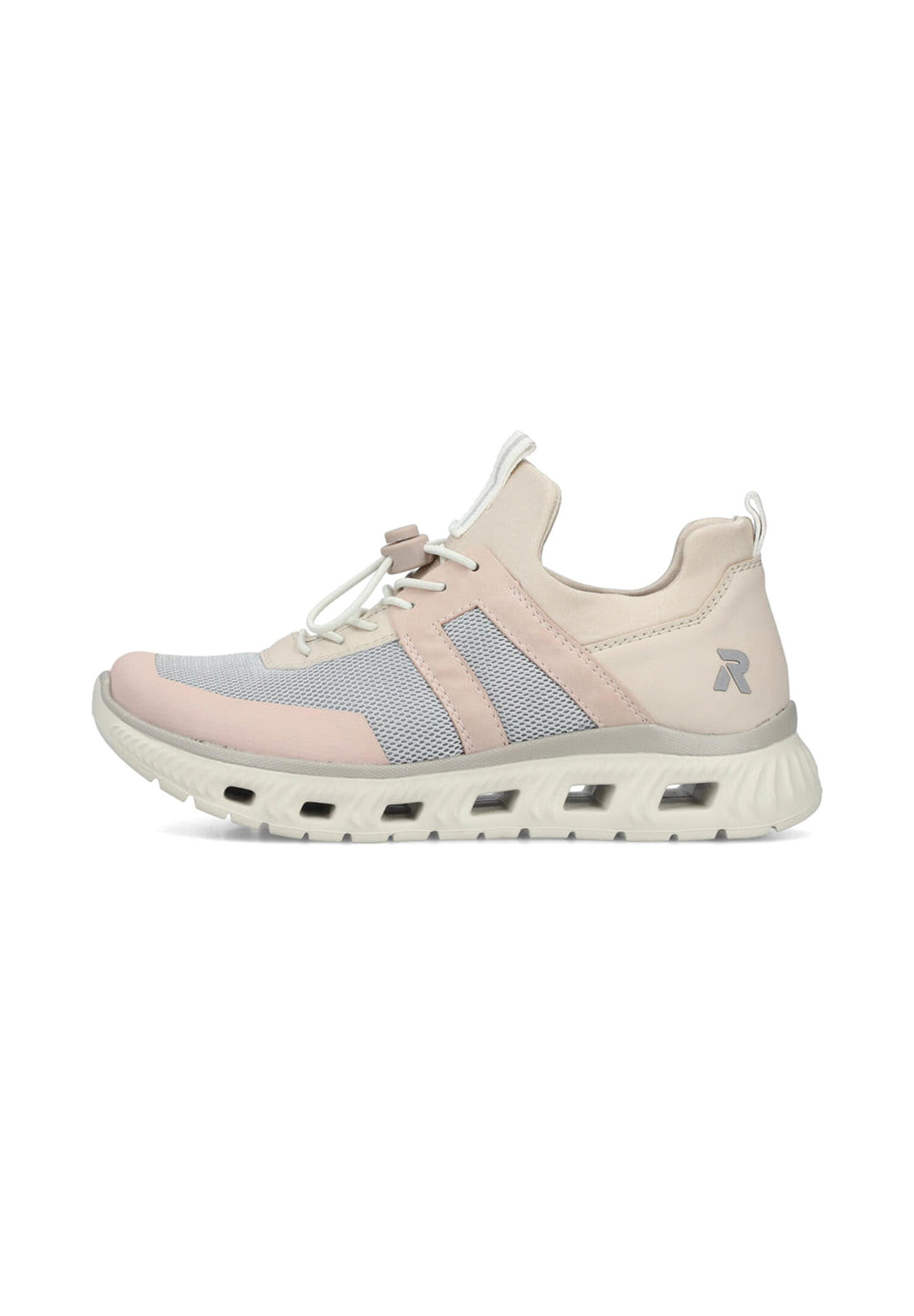 Rieker Damen Sneaker Low Sneaker Freizeit bequem Memory-Foam M6061-91 Rose 2/5