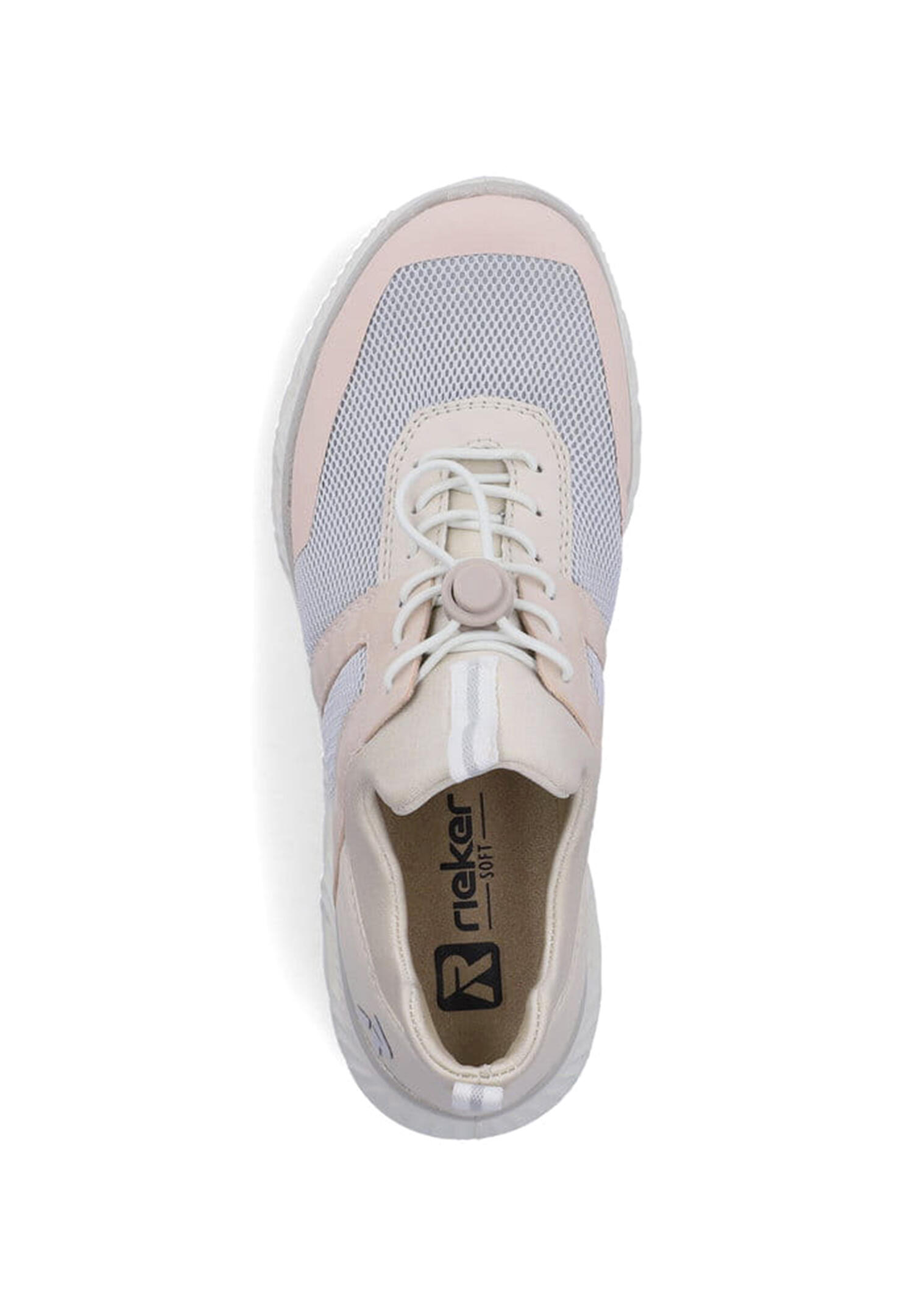 Rieker Damen Sneaker Low Sneaker Freizeit bequem Memory-Foam M6061-91 Rose 5/5