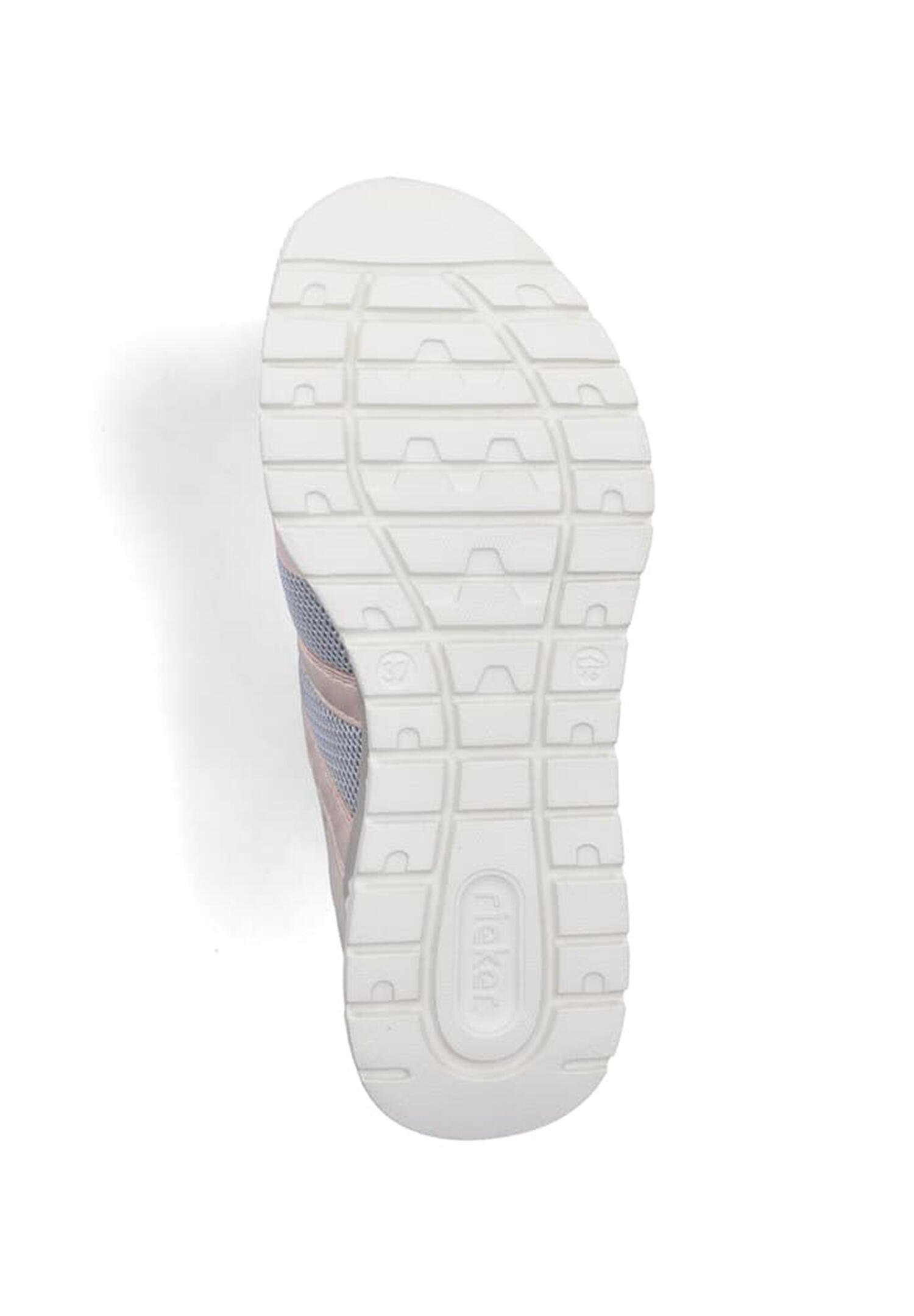 Rieker Damen Sneaker Low Sneaker Freizeit bequem Memory-Foam M6061-91 Rose 4/5