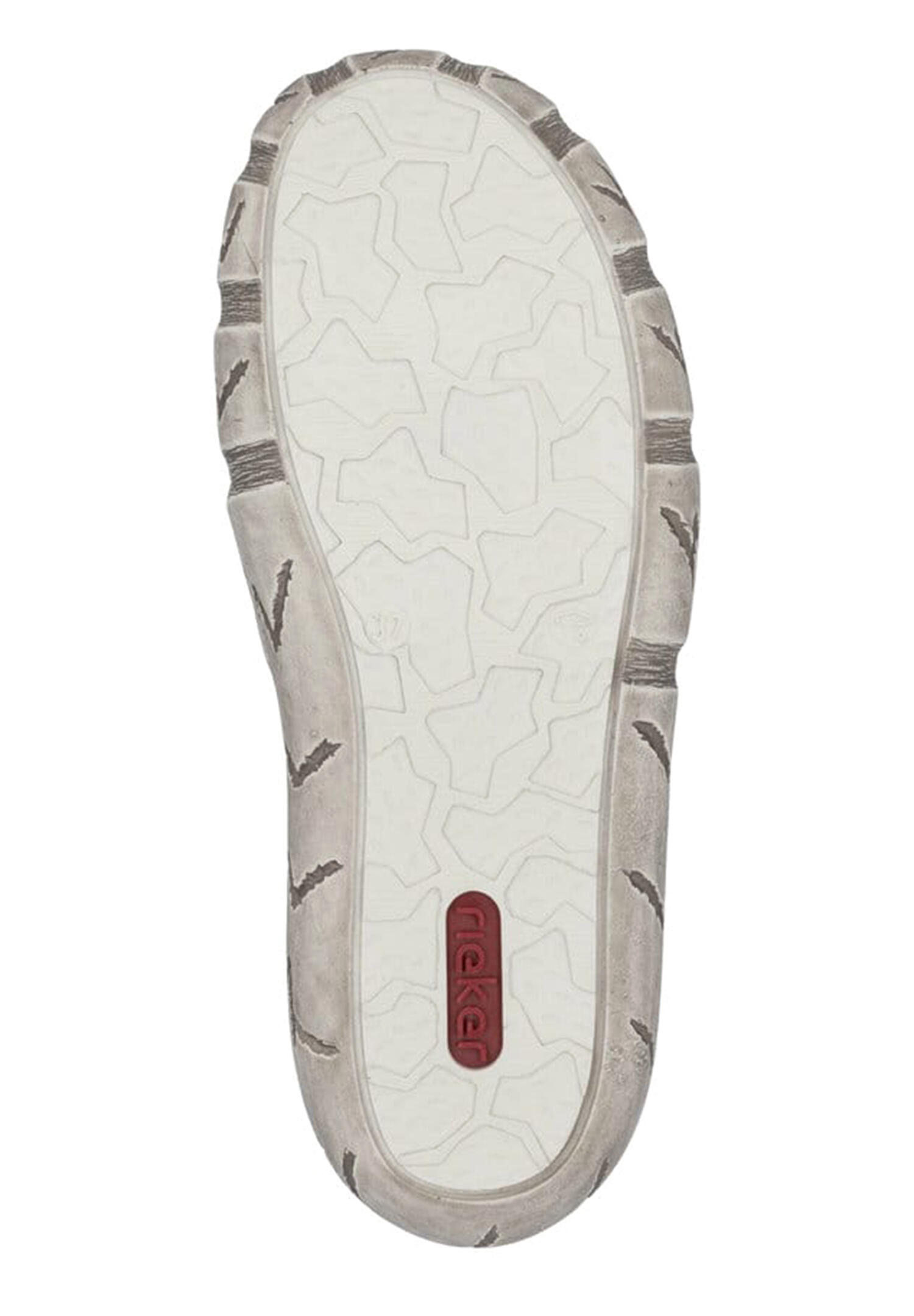 Rieker Damen Slipper Slipper Freizeit bequem Memory-Foam L0355-80 White 5/5