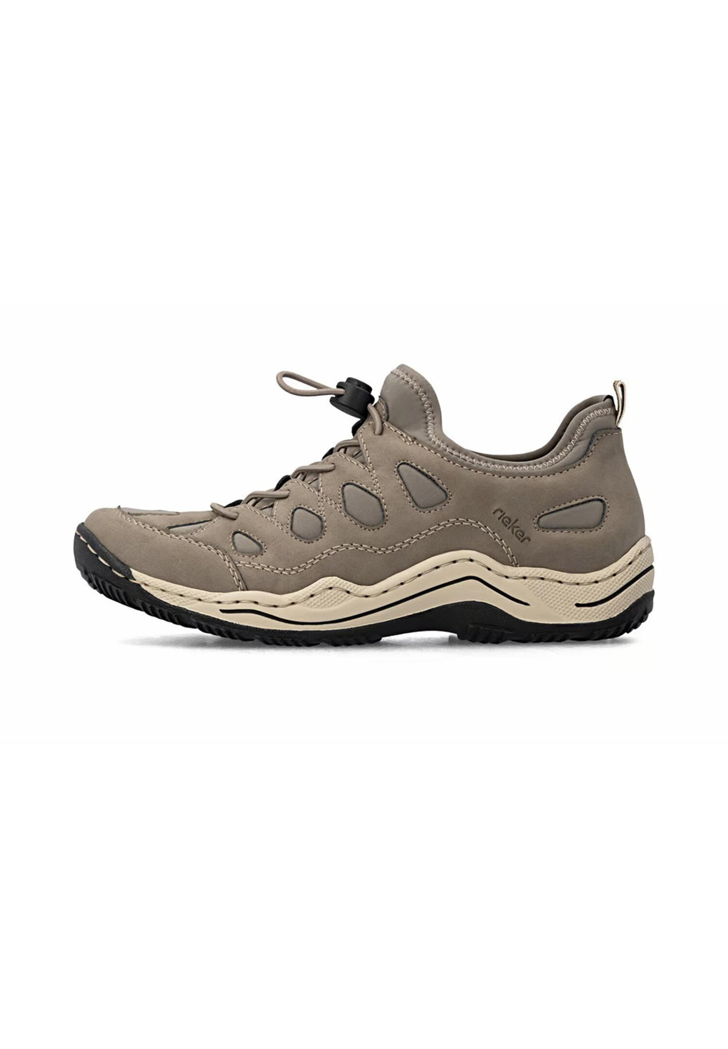 Rieker Damen Slipper Halbschuh bequem L0551-64 Beige 3/5
