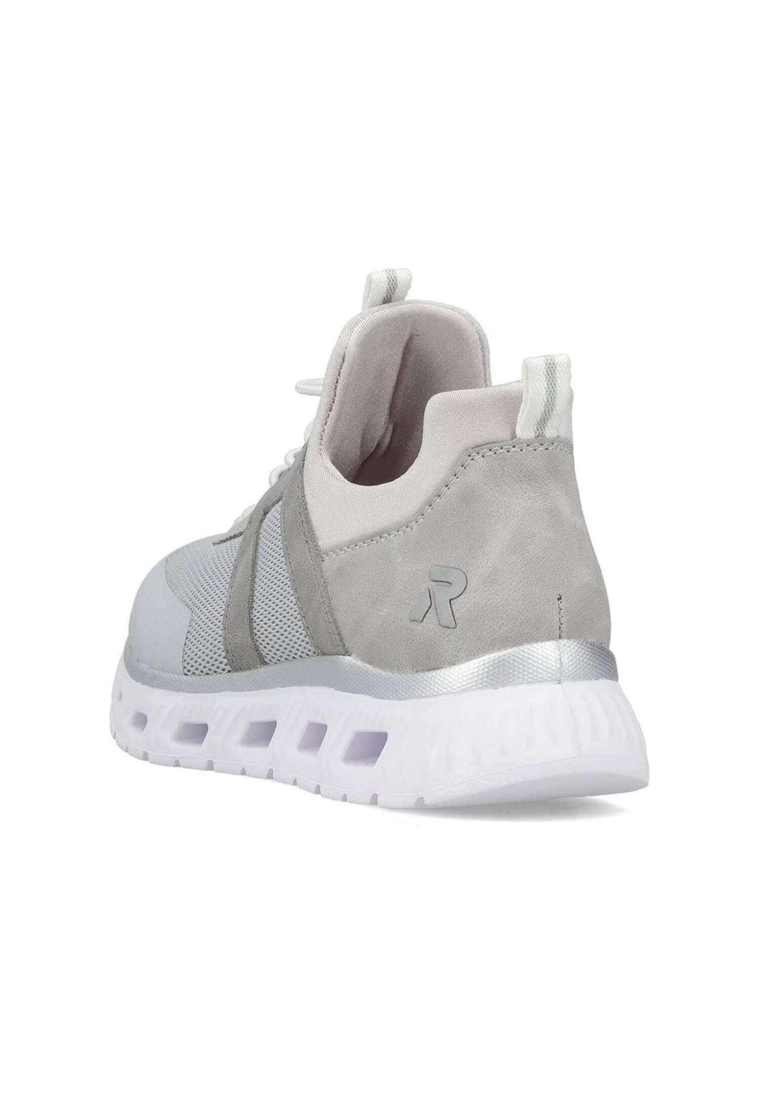 Rieker Damen Sneaker Low Sneaker Freizeit bequem Memory-Foam M6061-40 Grau 3/5
