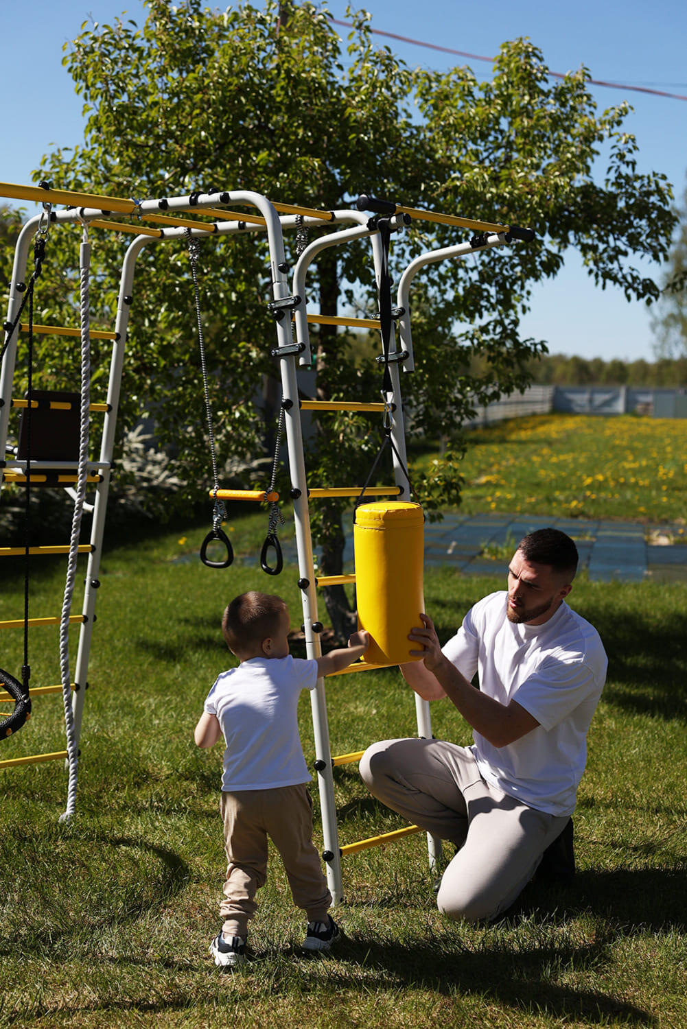 Struttura da arrampicata da giardino Parco fitness e gioco 2/7