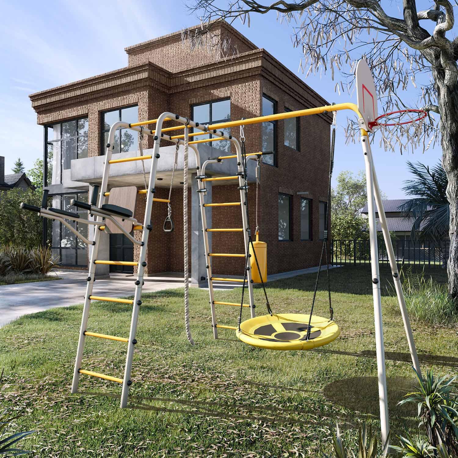 Struttura da arrampicata da giardino Parco fitness e gioco 6/7