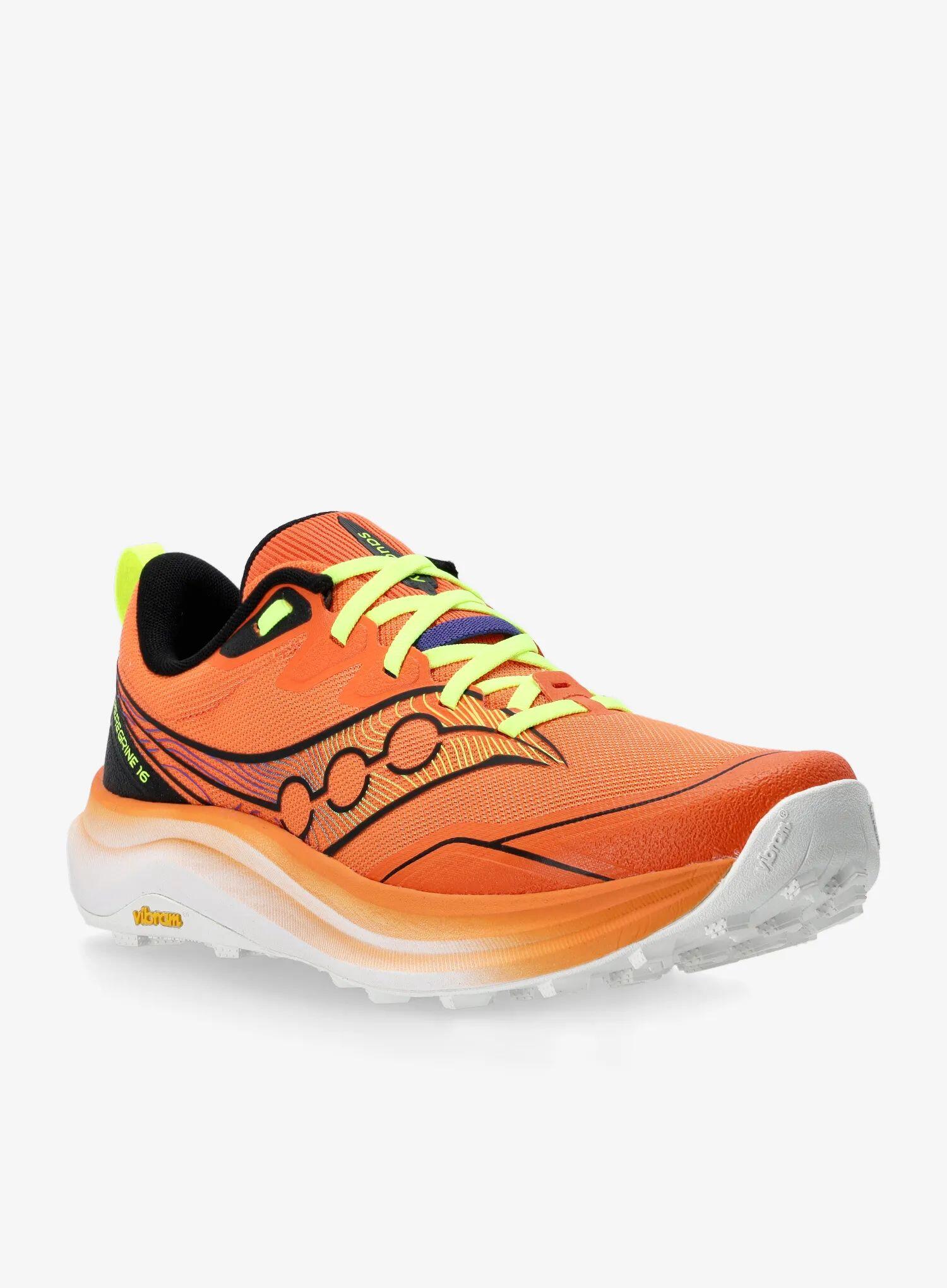 Saucony Peregrine 16 Scarpe Trail Running Arancione/Giallo Uomo 3/7
